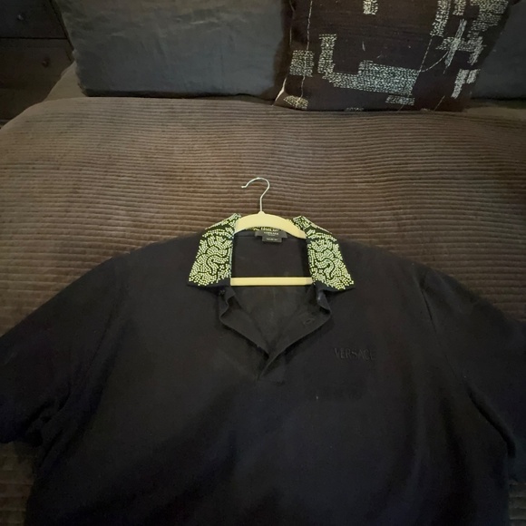 Versace studded collar polo - Picture 2 of 5